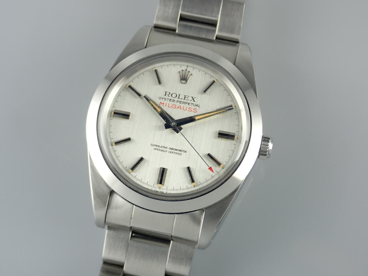 ロレックス ミルガウス Ref.1019 シルバー文字盤 中古 milgauss-22