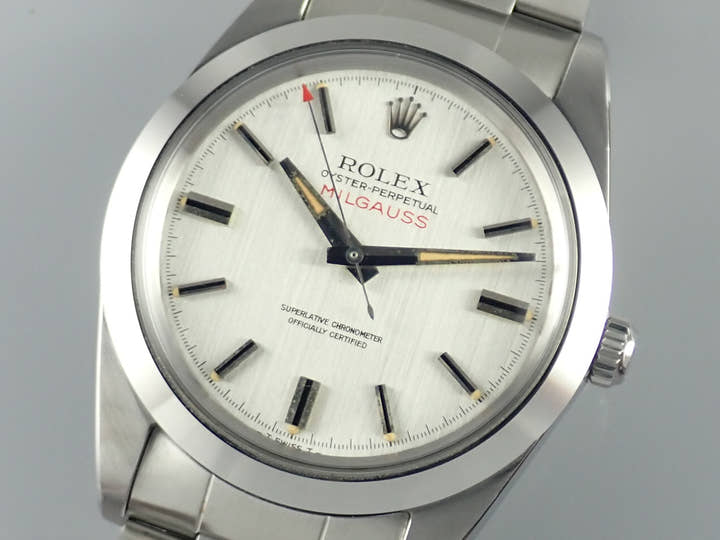 ロレックス ミルガウス Ref.1019 シルバー文字盤 中古 milgauss-22