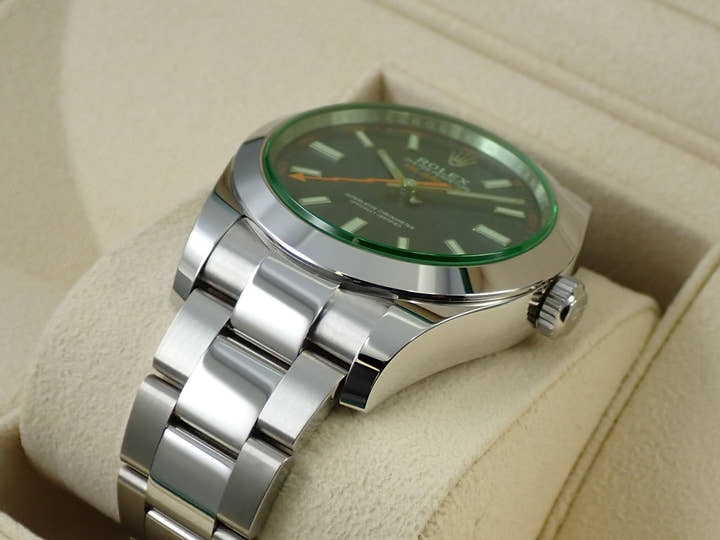 ロレックス ミルガウス Ref.116400GV ステンレススチール Zブルー文字盤