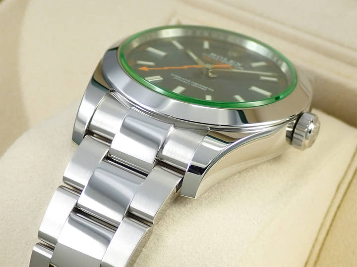 ロレックス ミルガウス Ref.116400GV ステンレススチール Zブルー文字盤