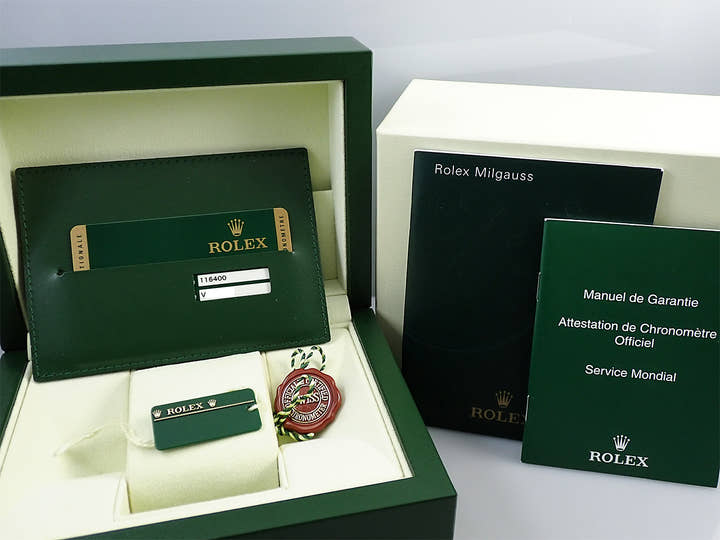 Rolex Milgauss Ref. 116400 Stainless Steel Black Dial