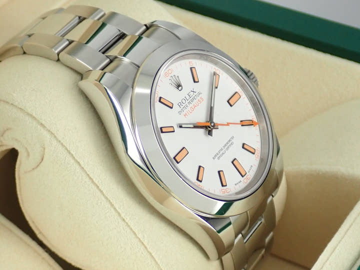 ロレックス ミルガウス Ref.116400 ホワイト文字盤 中古 milgauss-28