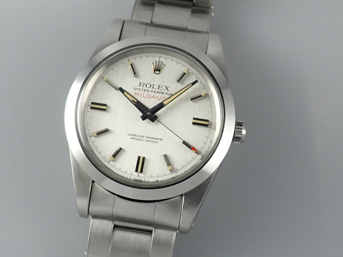 ロレックス ミルガウス Ref.1019 シルバー文字盤 中古 milgauss-29