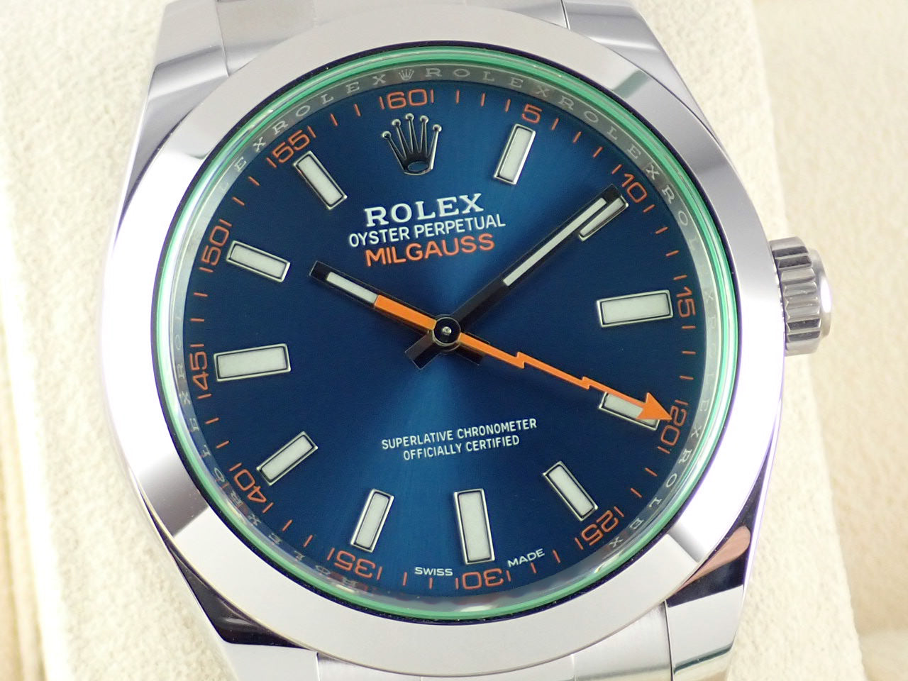 Rolex Milgauss Z-BLUE [Unused] &lt;Warranty, box, etc.&gt;