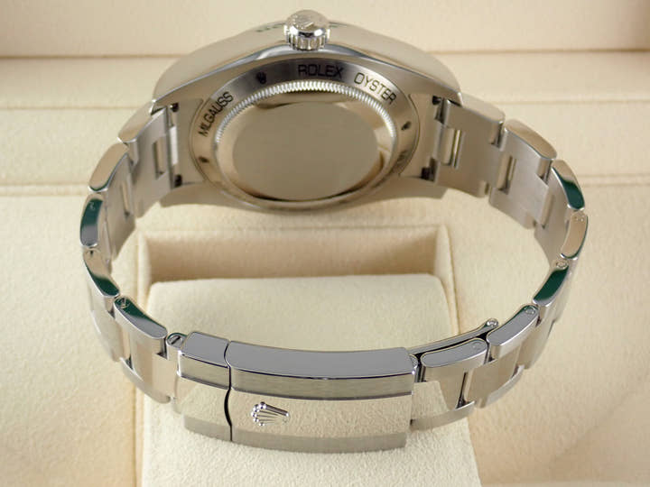 ロレックス ミルガウス Ref.116400GV Zブルー文字盤 未使用 milgauss-30