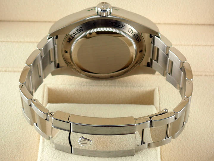 ロレックス ミルガウス Ref.116400GV Zブルー文字盤 未使用 milgauss-30-2