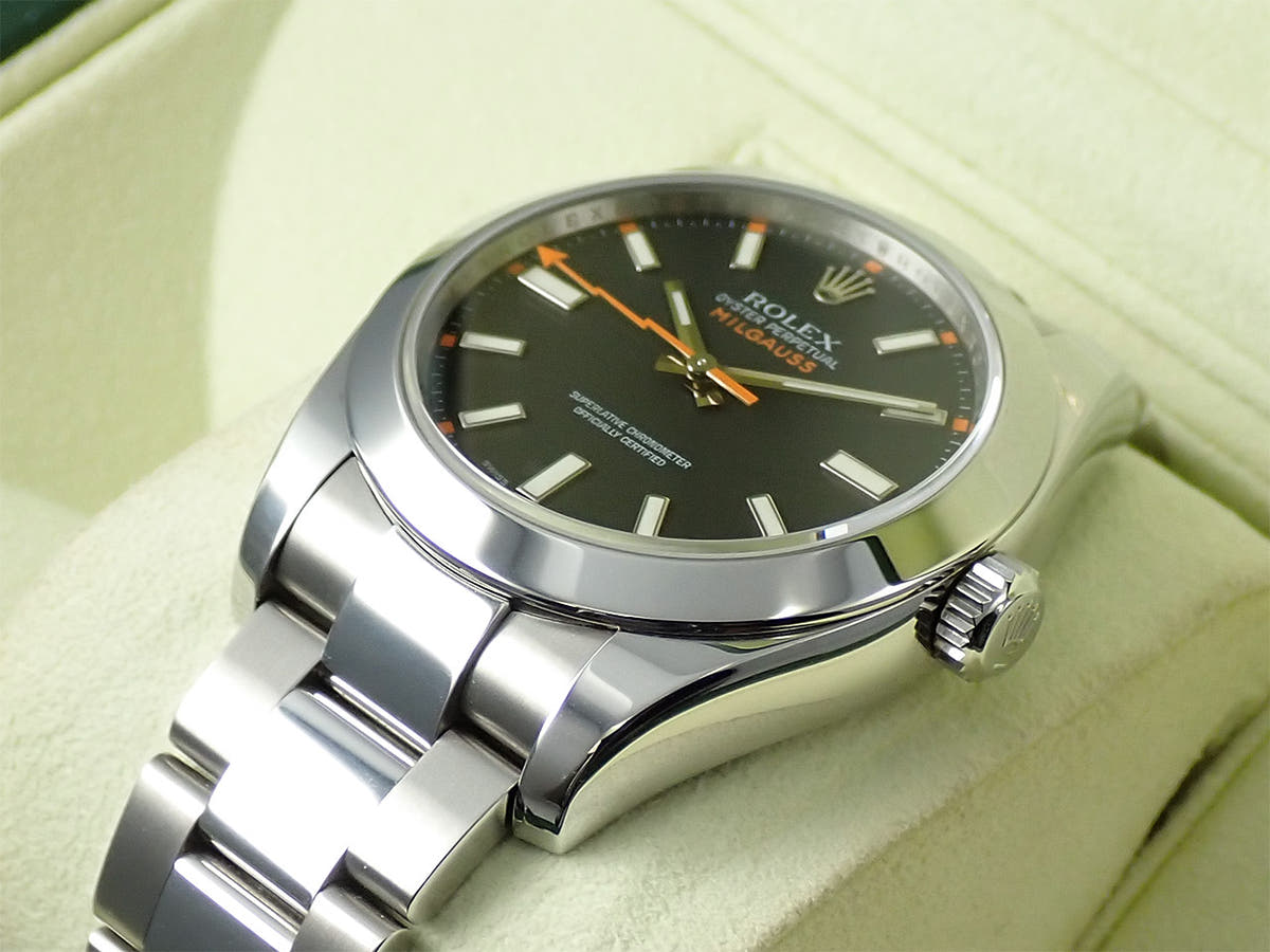 ロレックス ミルガウス Ref.116400 ブラック文字盤 中古 H2784308