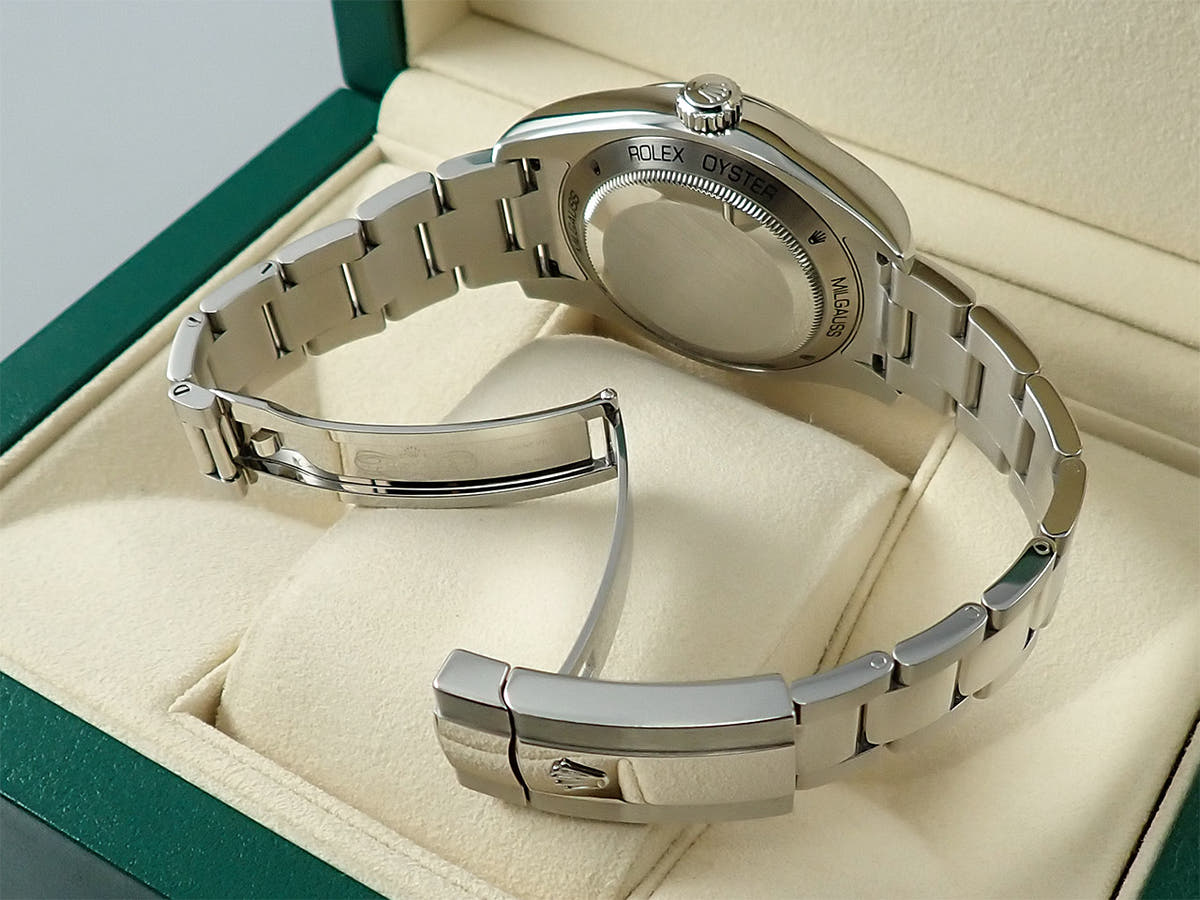 ロレックス ミルガウス Ref.116400GV Zブルー文字盤 中古 LZ8LTCFC