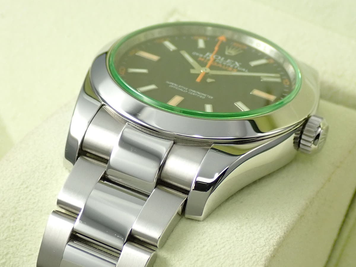 ロレックス ミルガウス Ref.116400GV ブラック文字盤 美品 JY9K0F5X