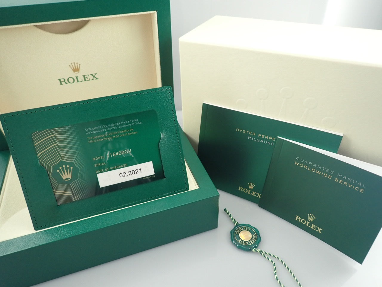 Rolex Milgauss Black Dial [Unused] &lt;New warranty, box, etc.&gt;