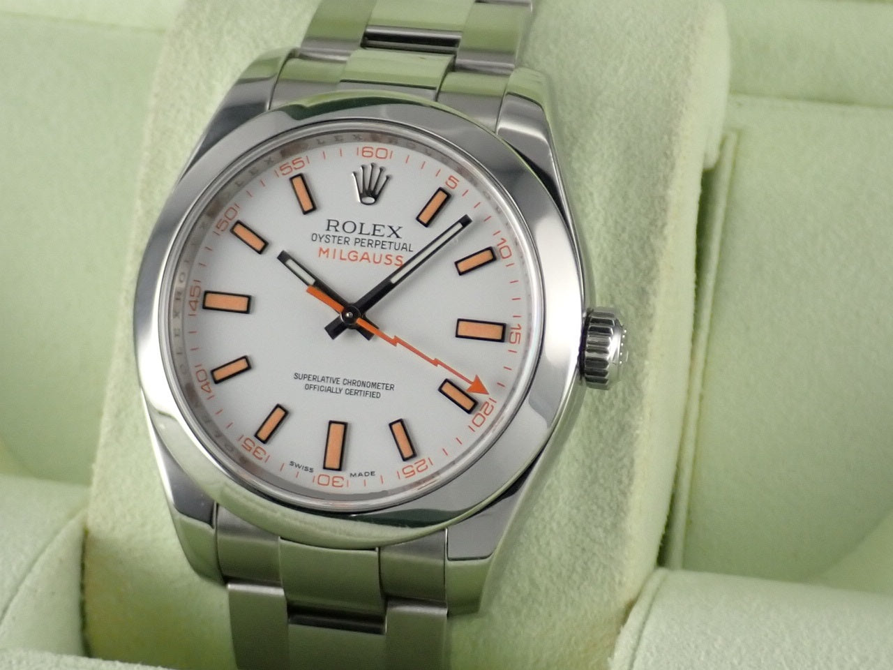 Rolex Milgauss White Dial &lt;Warranty, Box, etc.&gt;