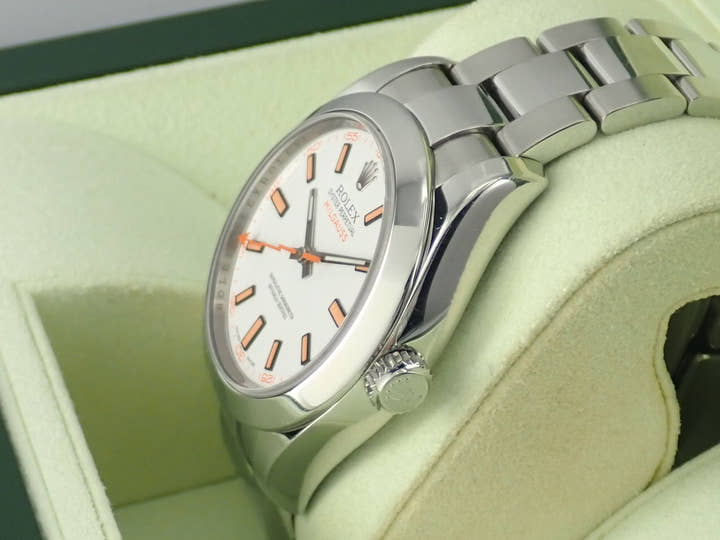ロレックス ミルガウス Ref.116400 ホワイト文字盤 中古 milgauss-36