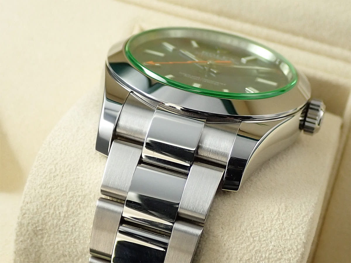 ロレックス ミルガウス Ref.116400GV Zブルー文字盤 中古 28PXCUTU