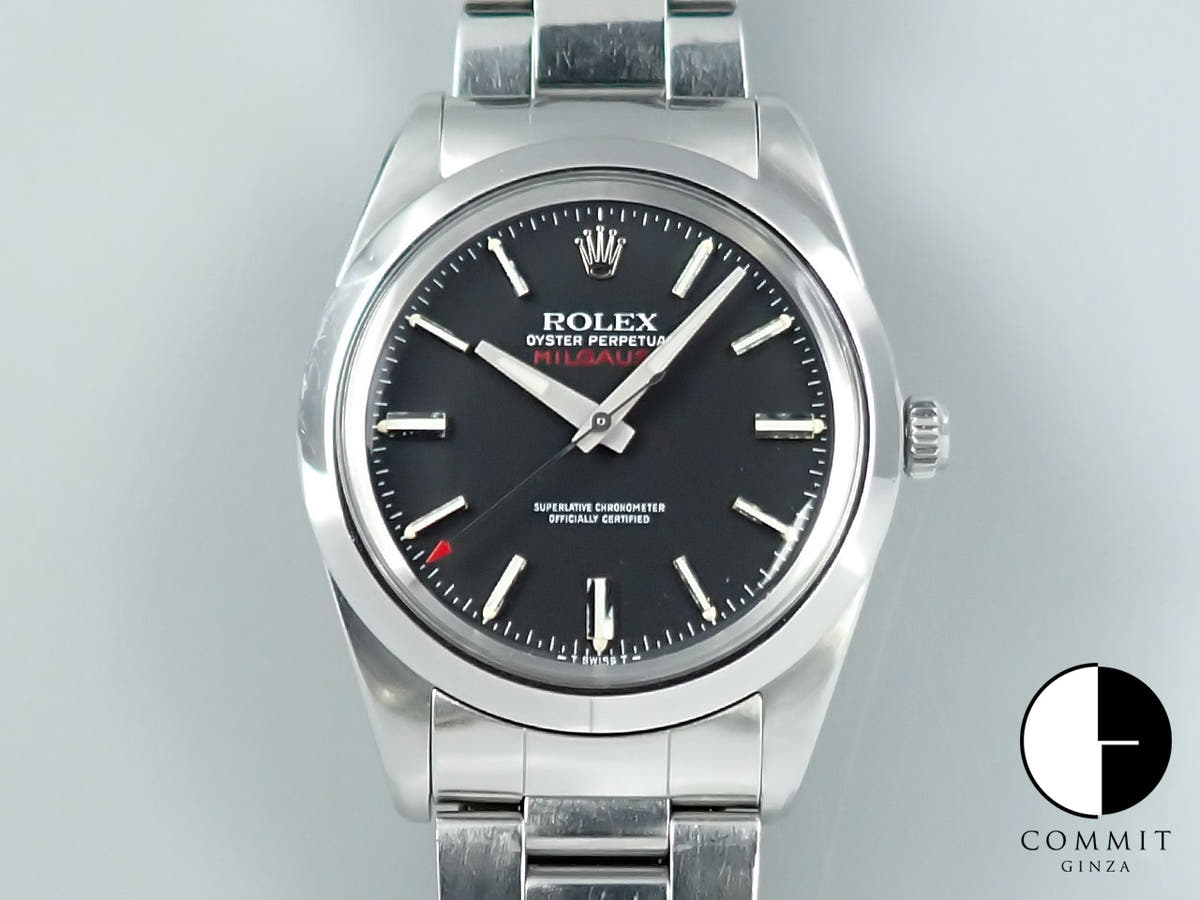 ロレックス ミルガウス Ref.1019 ブラック文字盤 中古 734YHVX8