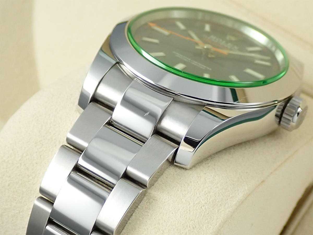 ロレックス ミルガウス Ref.116400GV Zブルー文字盤 中古 0W6C99JY