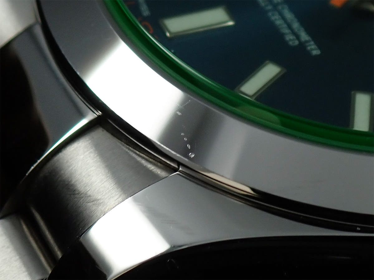 ロレックス ミルガウス Ref.116400GV Zブルー文字盤 中古 0W6C99JY
