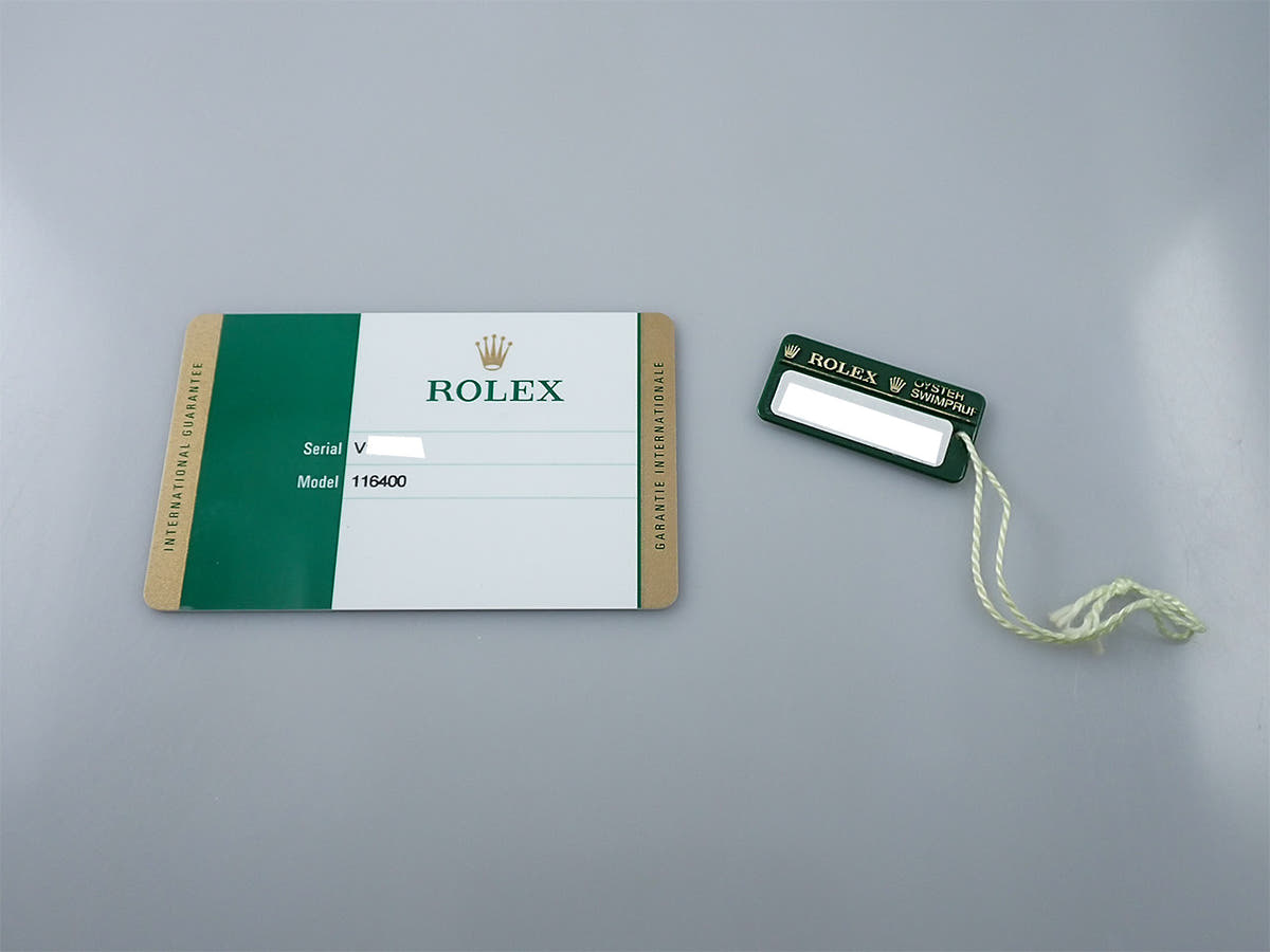 ロレックス ミルガウス Ref.116400 ホワイト文字盤 中古 C8A2CP39