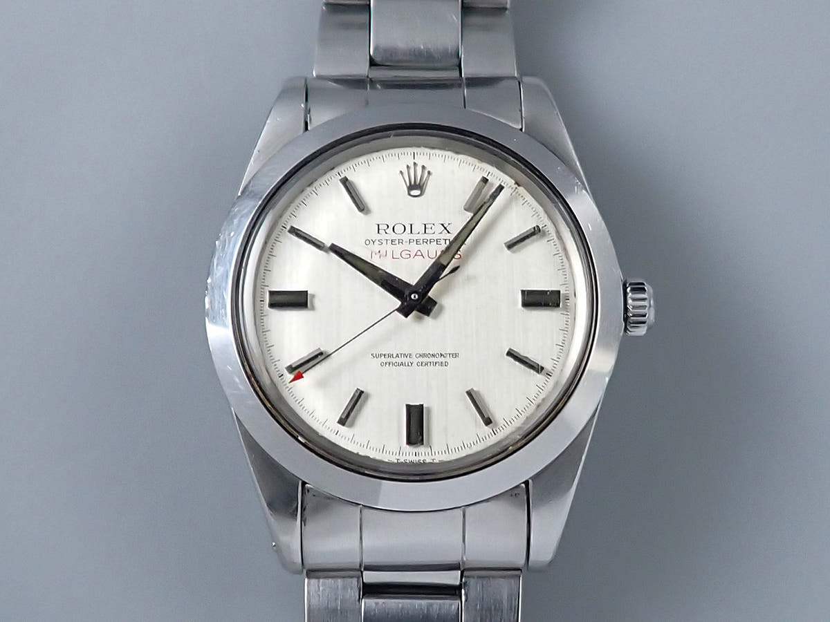 ロレックス ミルガウス Ref.1019 シルバー文字盤 中古 VSSP9P7P
