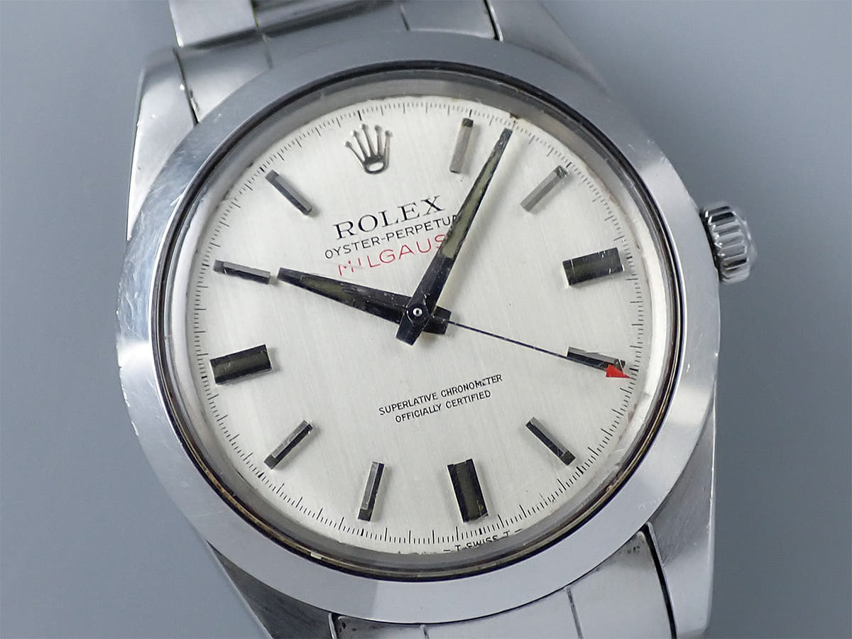 ロレックス ミルガウス Ref.1019 シルバー文字盤 中古 VSSP9P7P