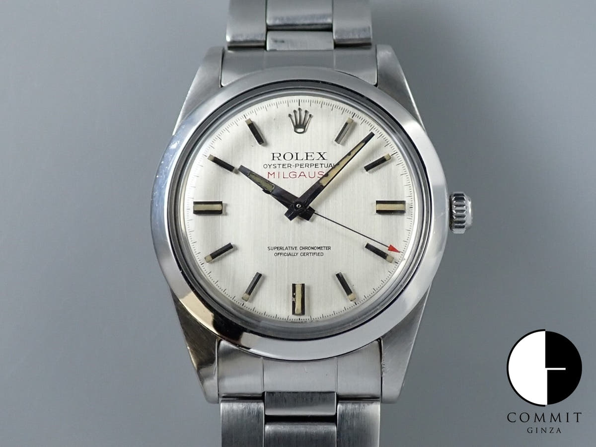 ロレックス ミルガウス Ref.1019 シルバー文字盤 中古 5RTW696U
