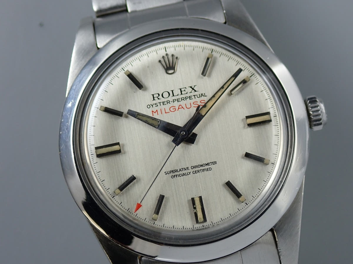 ロレックス ミルガウス Ref.1019 シルバー文字盤 中古 5RTW696U