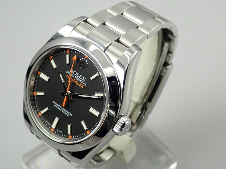 ロレックス ミルガウス Ref.116400 ブラック文字盤 中古 milgauss-39