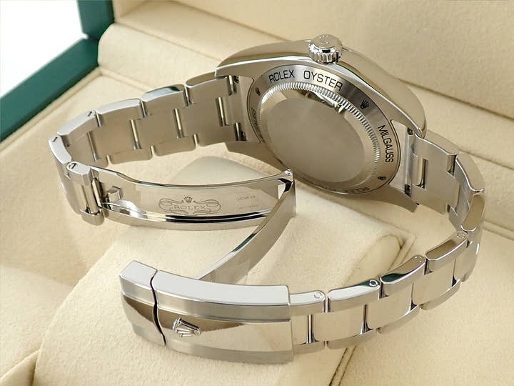 ロレックス ミルガウス Ref.116400GV ステンレススチール ブラック文字盤