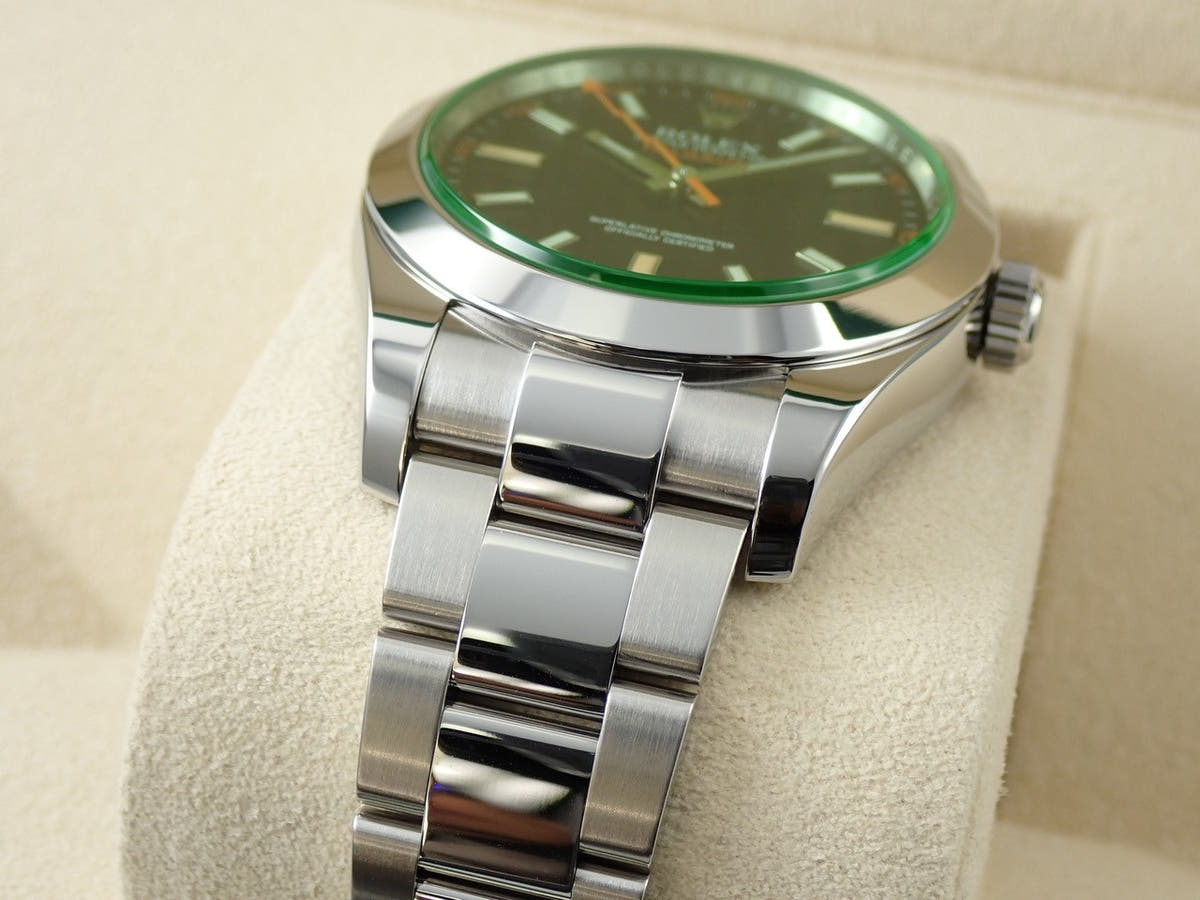 ロレックス ミルガウス Ref.116400GV ブラック文字盤 美品 SL0A1HAK