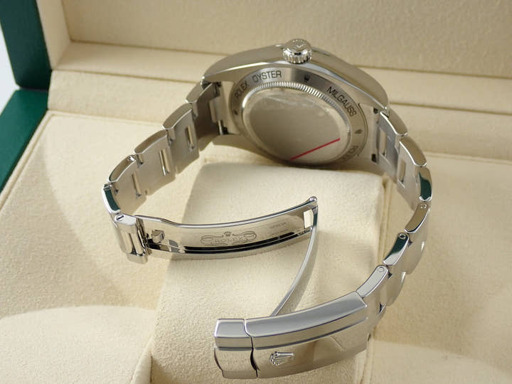 ロレックス ミルガウス Ref.116400GV ステンレススチール ブラック文字盤