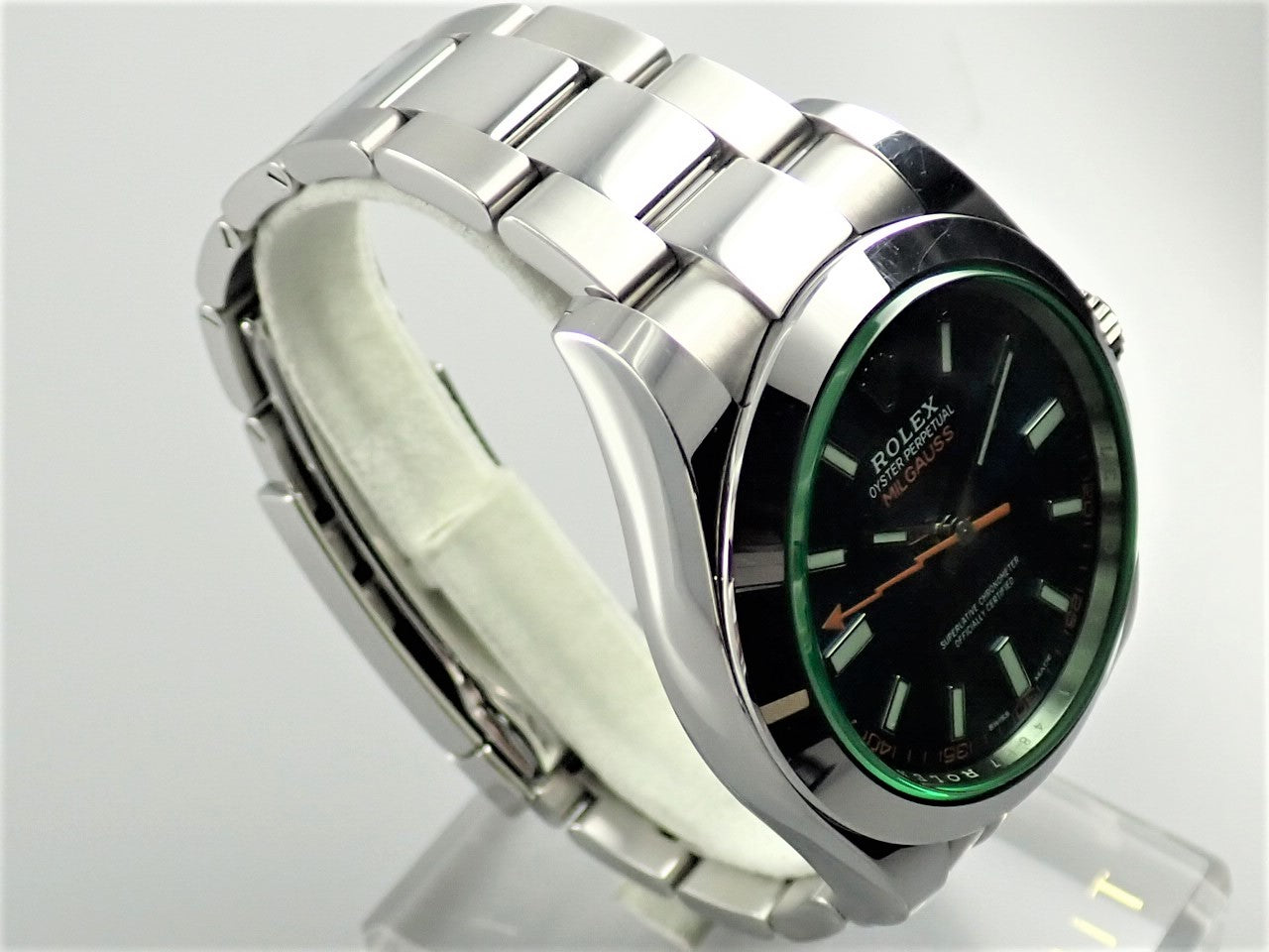 Rolex Milgauss Z Blue Dial/Green Glass &lt;New Warranty Card, Box, etc.&gt;