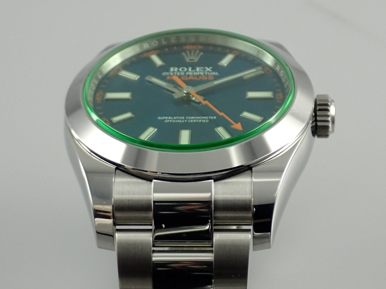 Rolex Milgauss Z Blue Dial/Green Glass &lt;New Warranty Card, Box, etc.&gt;