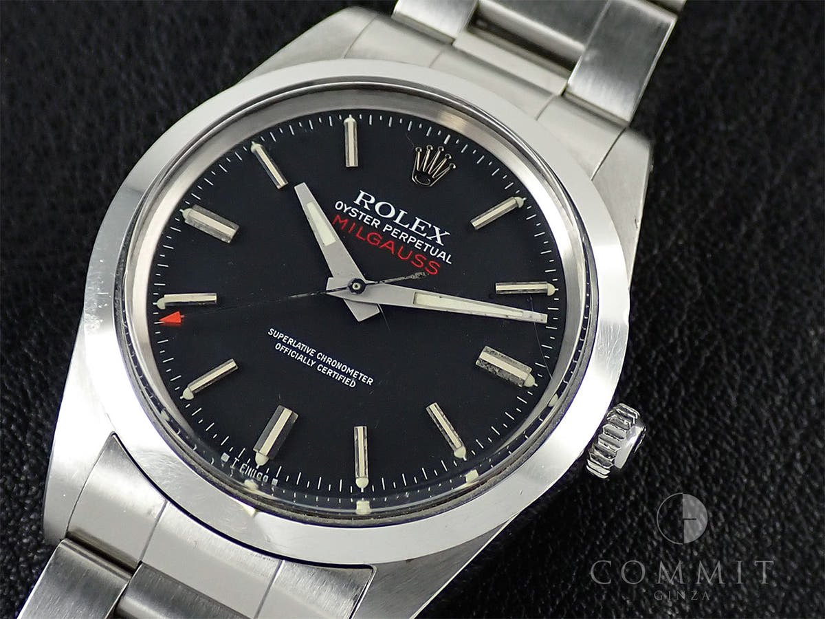 ロレックス ミルガウス Ref.1019 ブラック文字盤 中古 L7LV2Z03