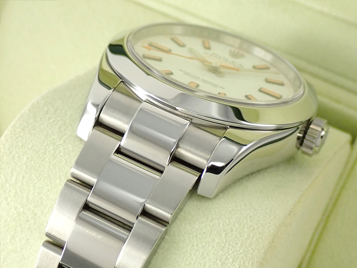 ロレックス ミルガウス Ref.116400 ホワイト文字盤 中古 P9682072