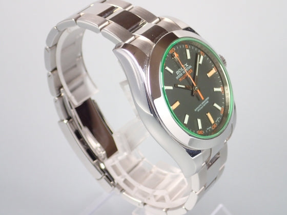 Rolex Milgauss Green Glass V Serial Ref.116400GV