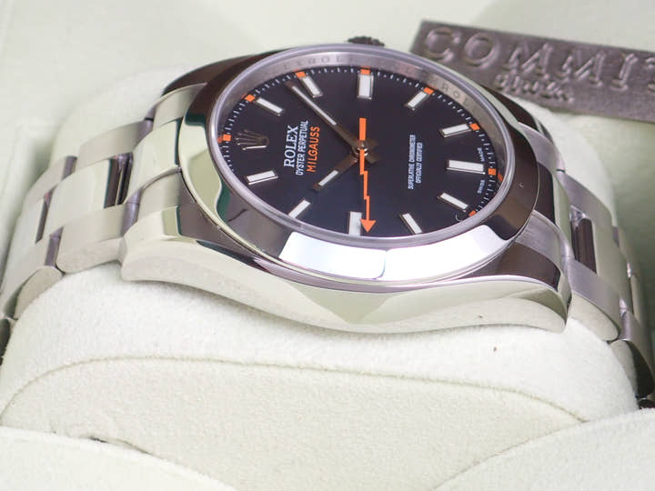 ロレックス ミルガウス Ref.116400 ブラック文字盤 中古 post-6839