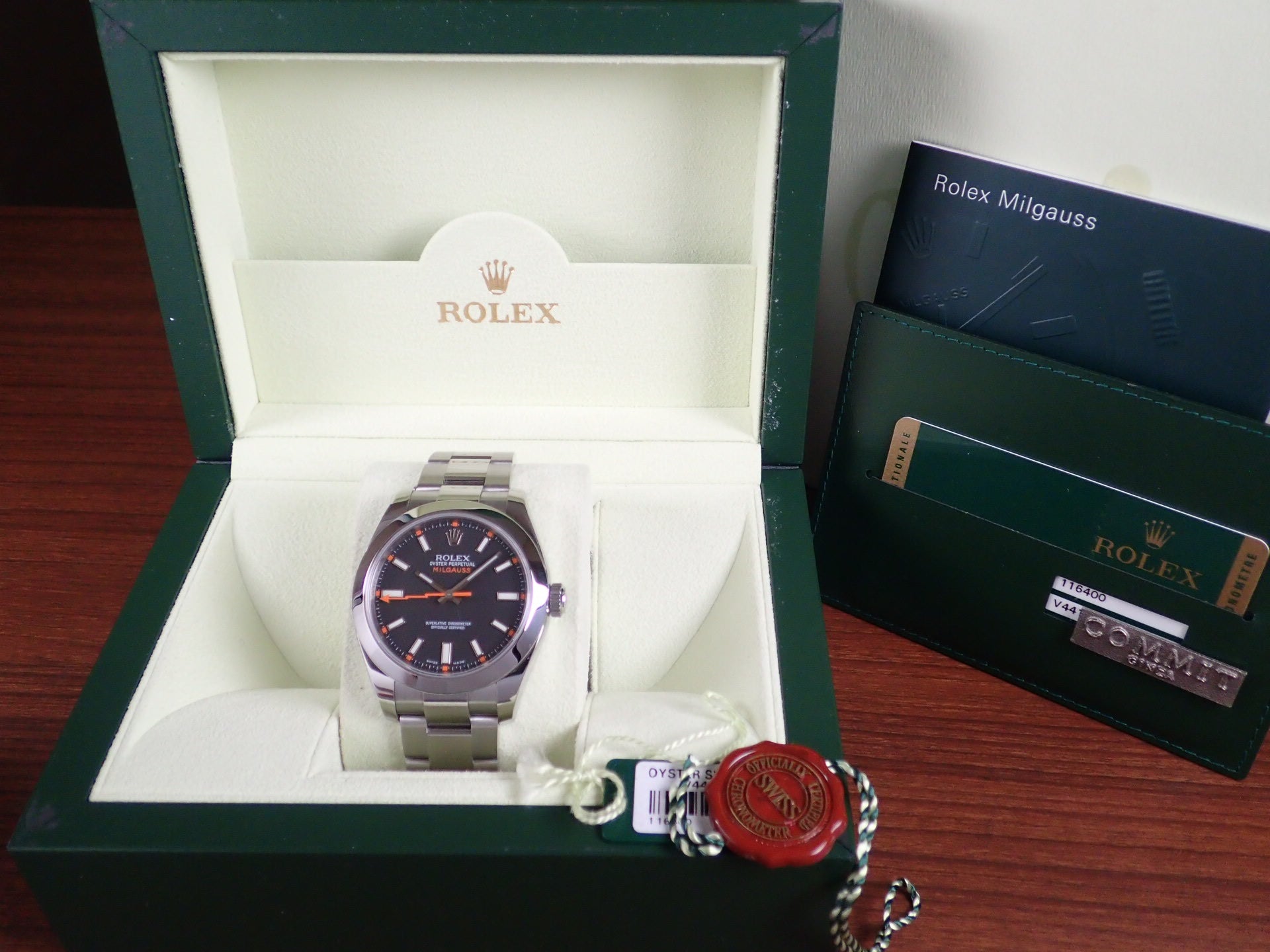 Rolex Milgauss Black Dial V Ref.116400