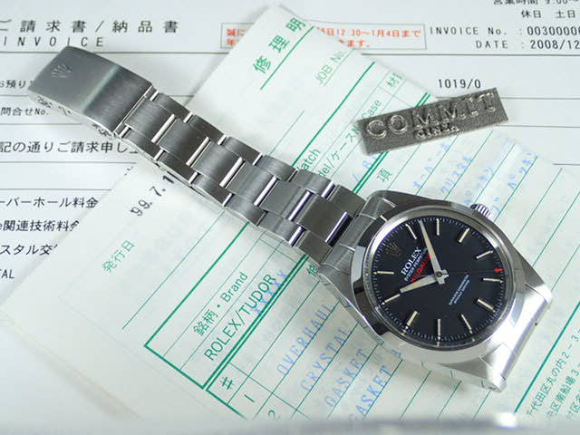 ロレックス ミルガウス Ref.1019 ブラック文字盤 中古 milgauss-9