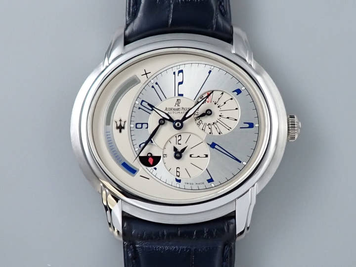 Audemars Piguet Millenary Maserati 90th Anniversary Model Ref. 26150PT.OO.D028CR.01 Platinum Silver Dial