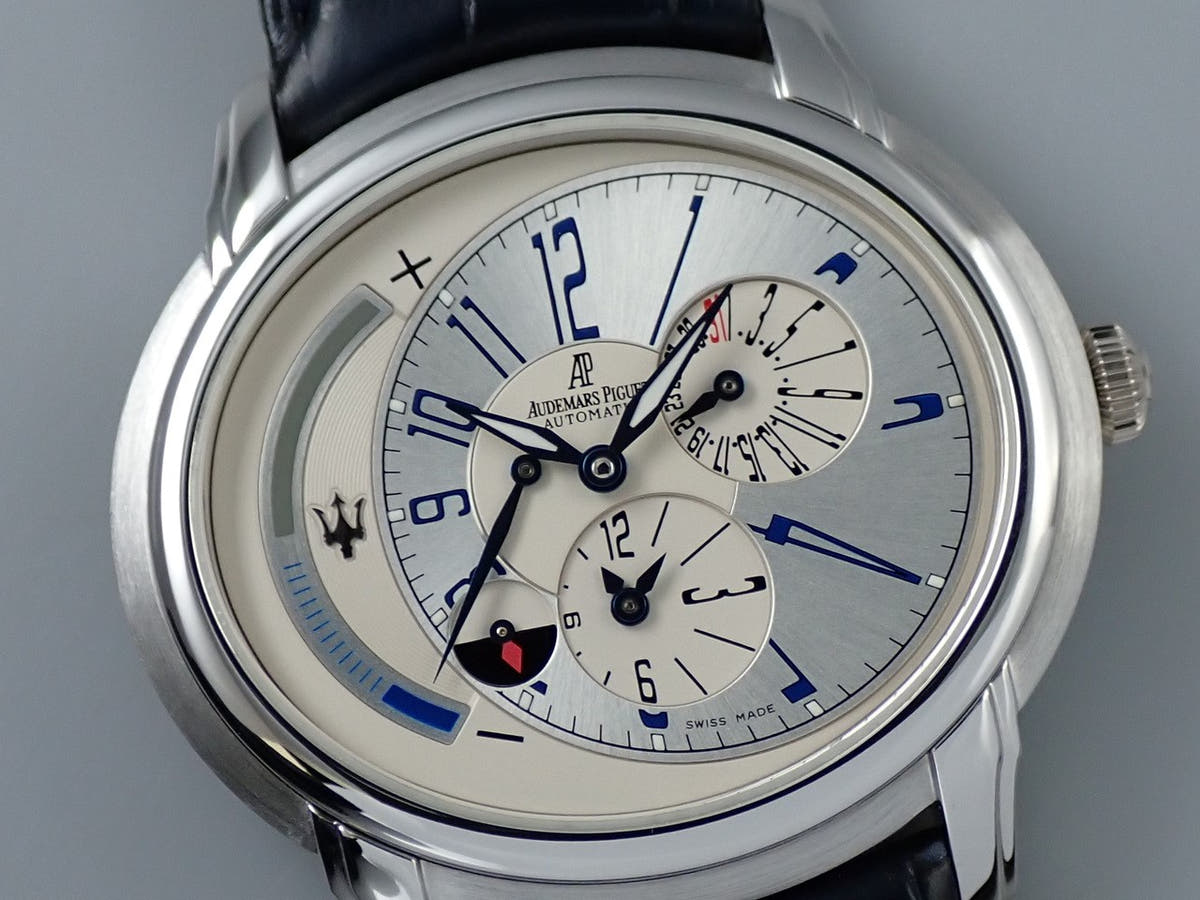 Audemars Piguet Millenary Maserati 90th Anniversary Model Ref.26150PT.OO.D028CR.01 Silver Dial Excellent Condition 56Y6MMMY