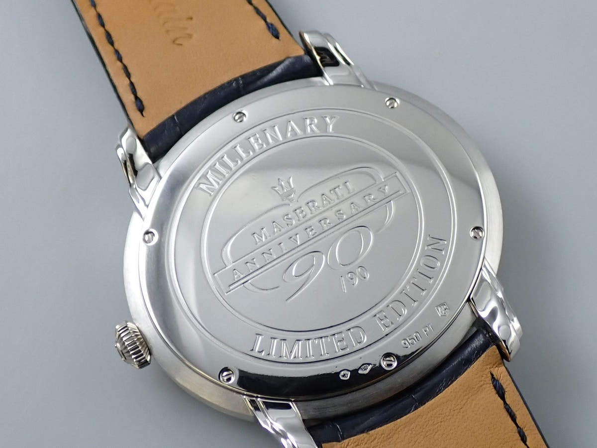 Audemars Piguet Millenary Maserati 90th Anniversary Model Ref.26150PT.OO.D028CR.01 Silver Dial Excellent Condition 56Y6MMMY