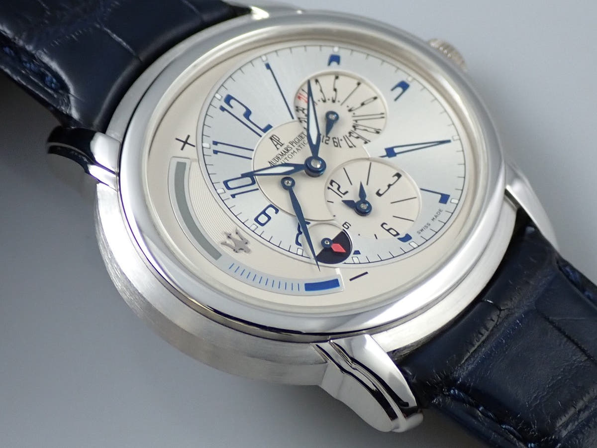 Audemars Piguet Millenary Maserati 90th Anniversary Model Ref.26150PT.OO.D028CR.01 Silver Dial Excellent Condition 56Y6MMMY