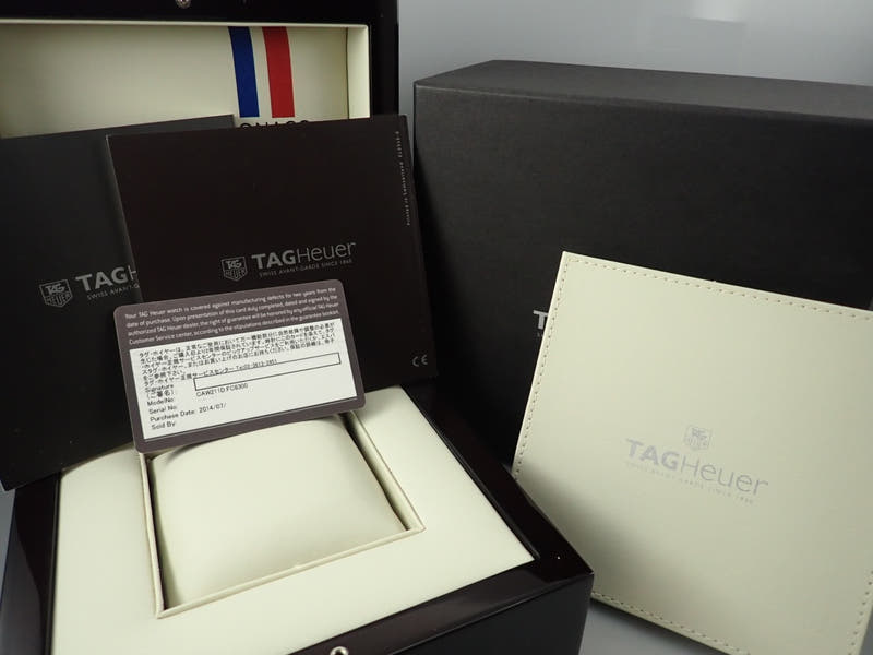 タグホイヤー モナコ Ref.CAW211D.FC6300 ブルー/ホワイト文字盤 美品 monaco-10