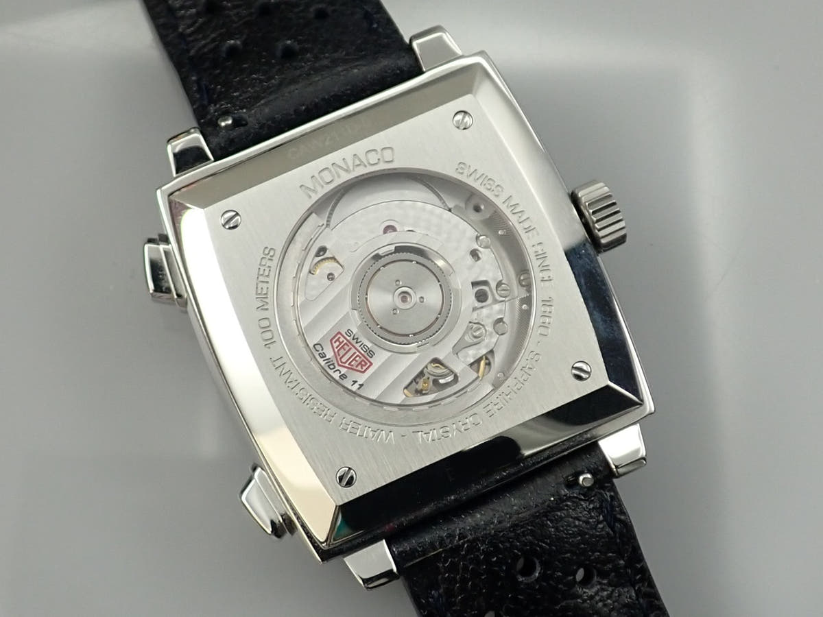 Tag Heuer Monaco Ref.CAW211D.FC6300 Blue/White Dial Good Condition monaco-10