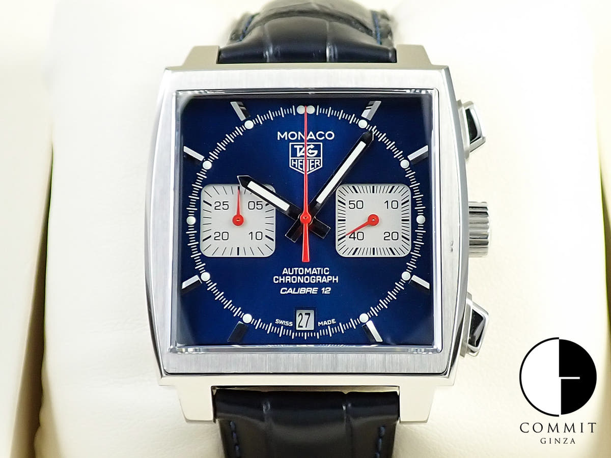 Tag Heuer Monaco Steve McQueen Ref.CAW2111.FC6183 Blue Dial Used 7SJFX4JU