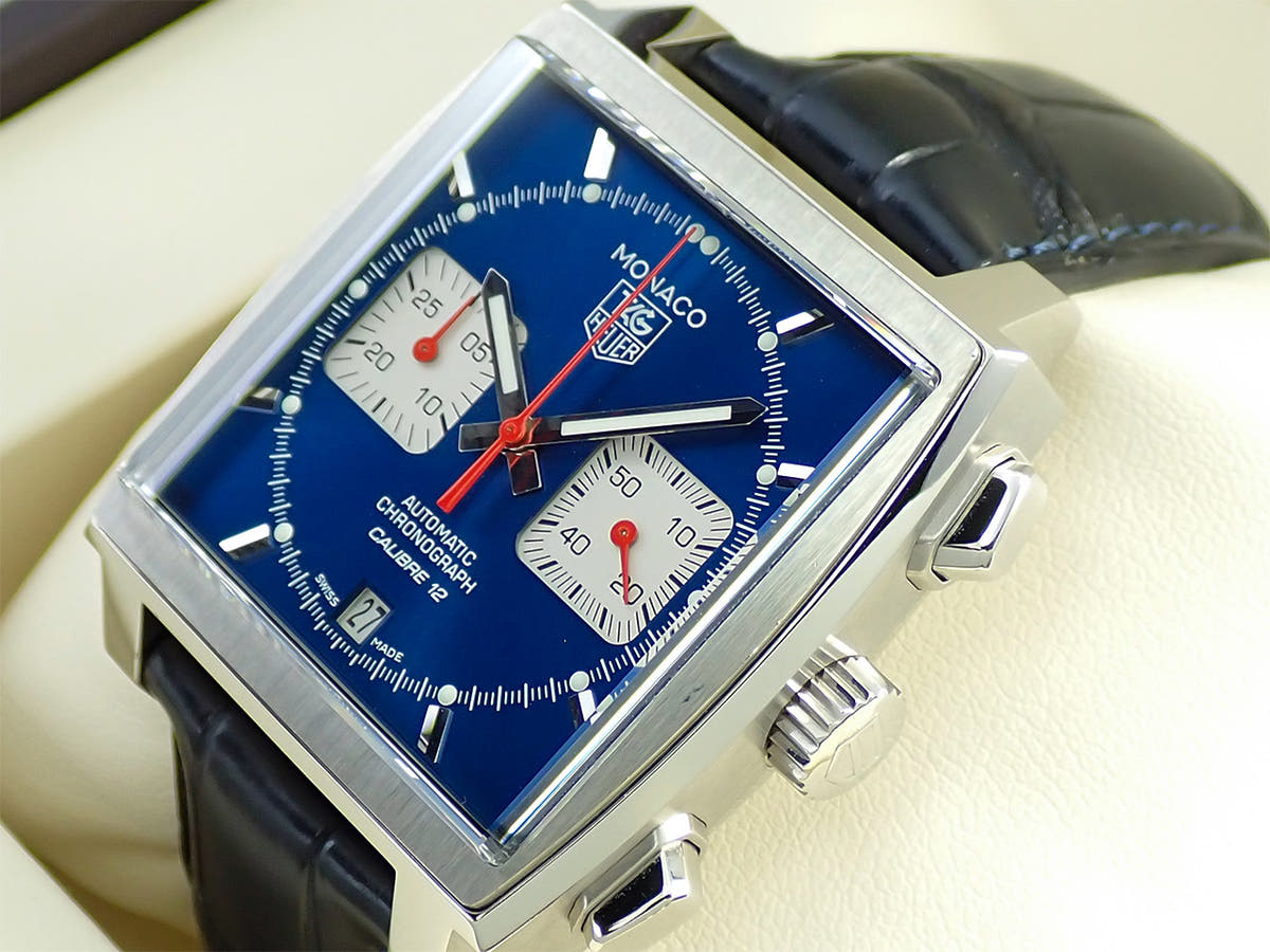 Tag Heuer Monaco Steve McQueen Ref.CAW2111.FC6183 Blue Dial Used 7SJFX4JU