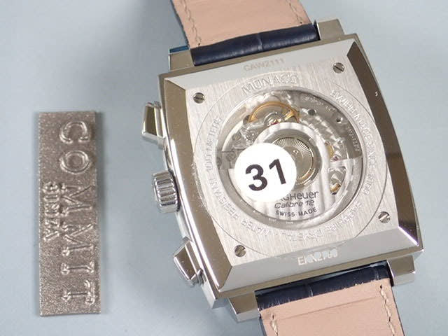 タグホイヤー モナコクロノグラフ Ref.CW2111.FC6183 ブルー文字盤 未使用 monaco-3