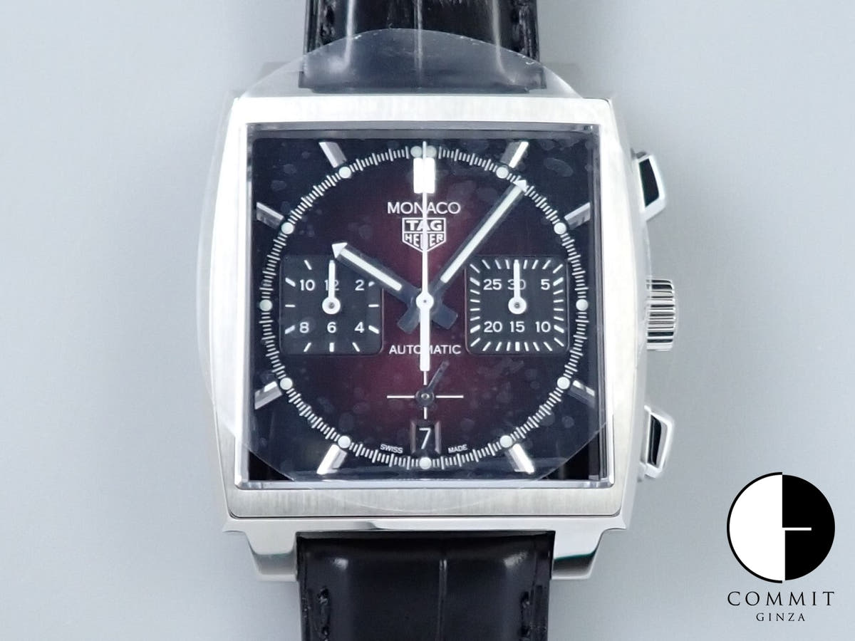タグホイヤー モナコ キャリバー ホイヤー02 パープルダイヤル リミテッドエディション Ref.CBL2118.FC6518 パープル文字盤 未使用 T4498019
