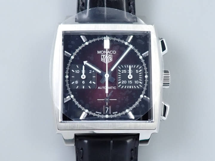 タグホイヤー モナコ キャリバー ホイヤー02 パープルダイヤル リミテッドエディション Ref.CBL2118.FC6518 パープル文字盤 未使用 T4498019