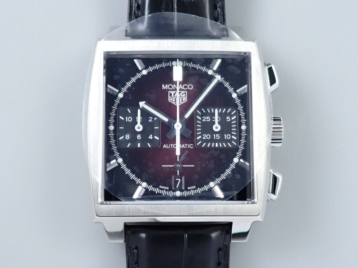 タグホイヤー モナコ キャリバー ホイヤー02 パープルダイヤル リミテッドエディション Ref.CBL2118.FC6518 パープル文字盤 未使用 T4498019