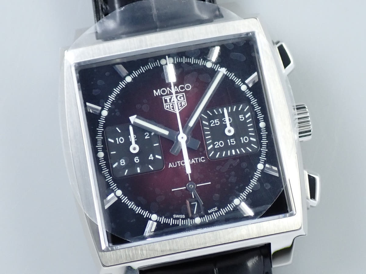 タグホイヤー モナコ キャリバー ホイヤー02 パープルダイヤル リミテッドエディション Ref.CBL2118.FC6518 パープル文字盤 未使用 T4498019